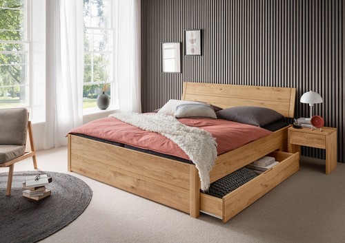 Doppelbett mit bettkästen - doppelbett,