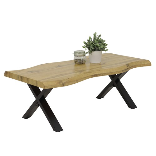 Couchtisch wildeiche schwarz - couchtisch,