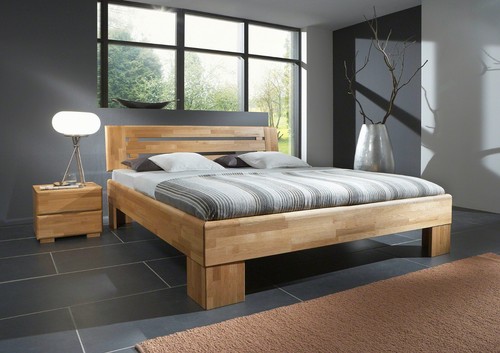 Komfortbett wildeiche geölt - komfortbett,