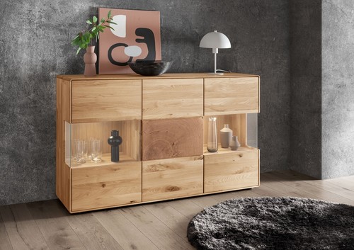 Sideboard mit glastüren 150cm - sideboard,