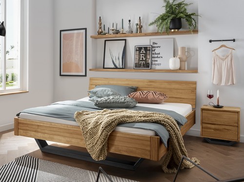 Doppelbett massivholz bett - doppelbett,