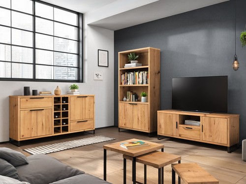 Wohnwand holz sydney wildeiche - sydney,
