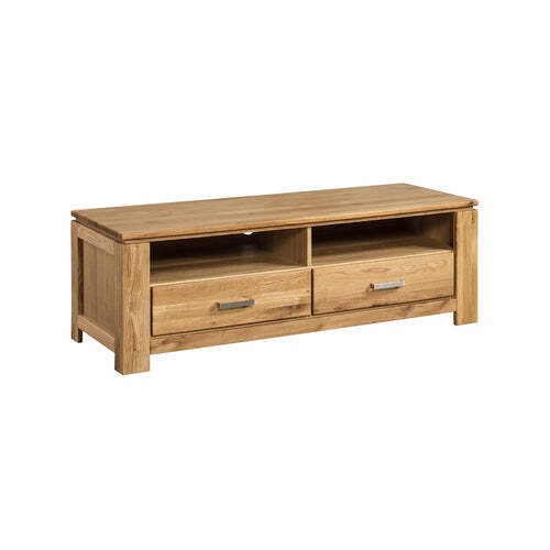 Schrank wildeiche massiv - tv-schrank,